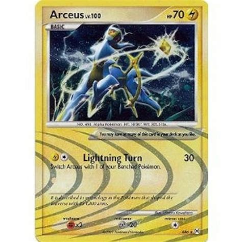 pokemon card arceus lv 100|Arceus 6 price.